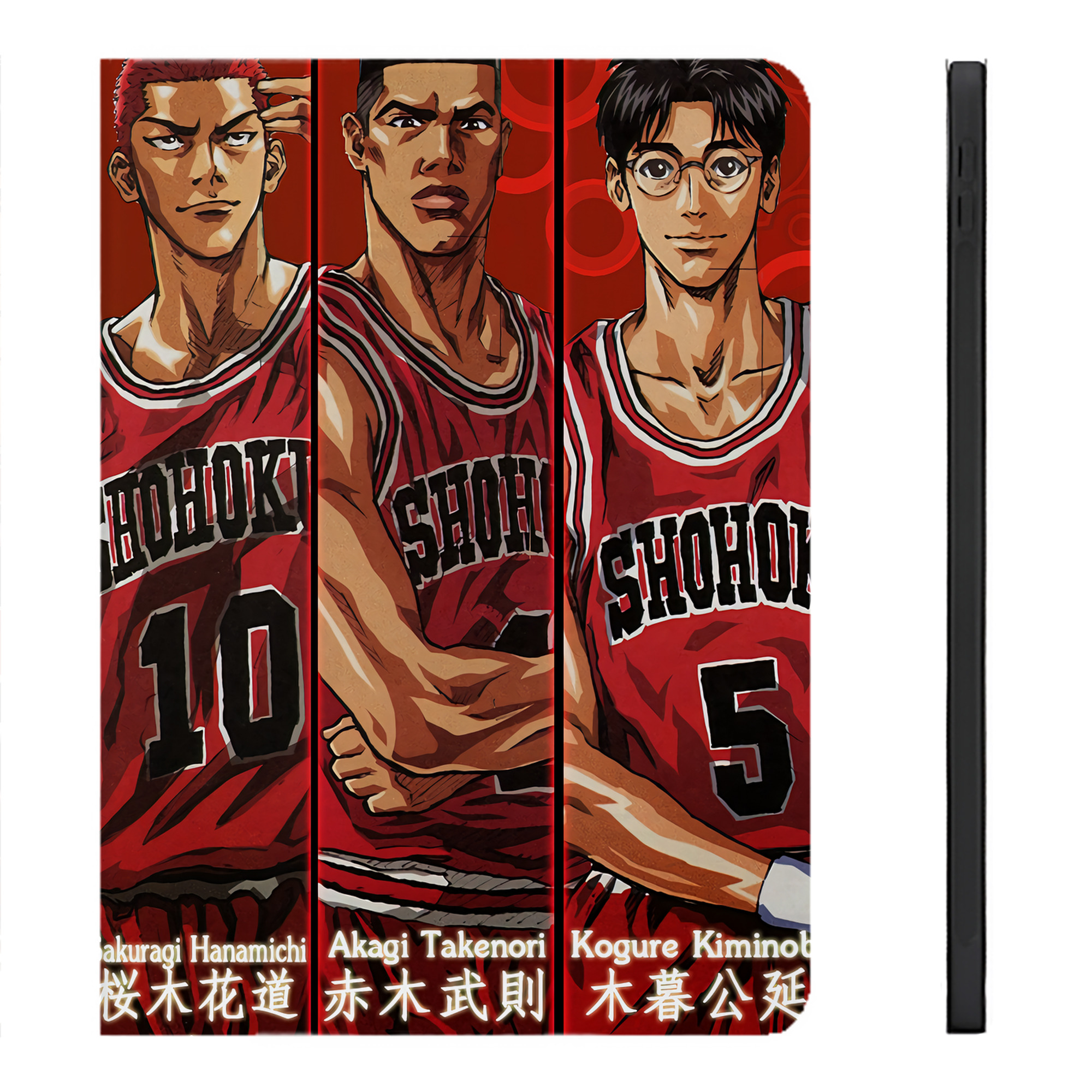 （画像用） SLAM DUNK／スラムダンク IPadケース ペンホルダー付き ブックスタイルデザイン